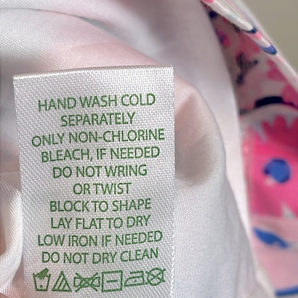 Lilly Pulitzer Prosecco Pink Keisha Stretch Colorful Floral Dress 00 - Picture 6 of 8